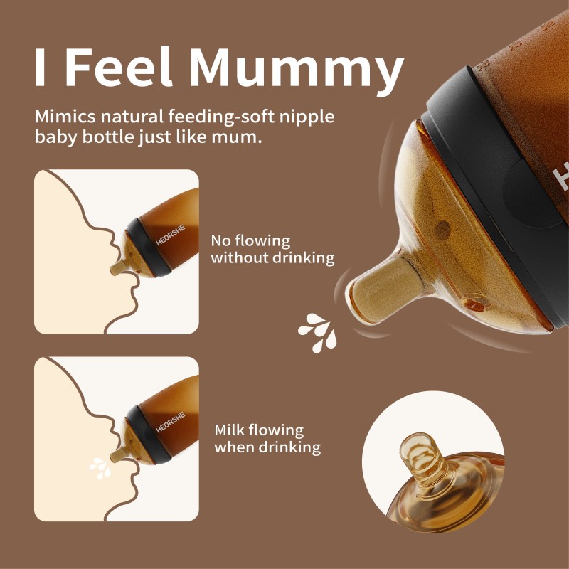 PPSU Ultra Wide Neck Baby Bottle 5 OZ Pink