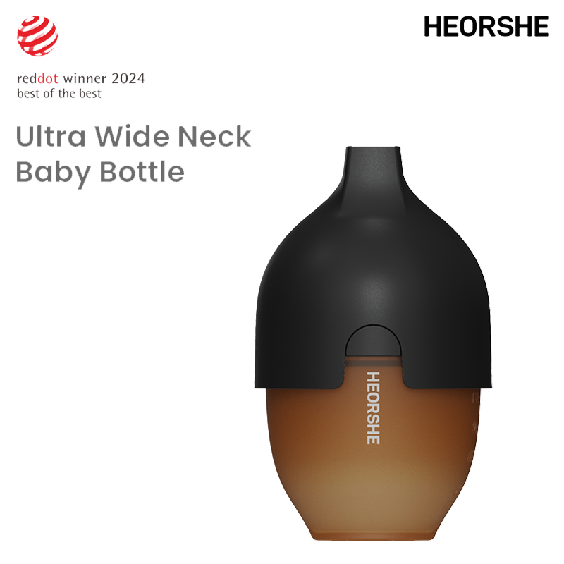 PPSU Ultra Wide Neck Baby Bottle 5 OZ Black
