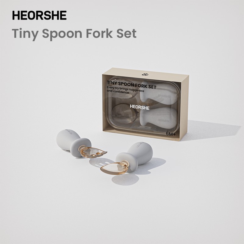 Tiny Spoon Fork Grey