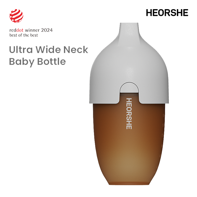 PPSU Ultra Wide Neck Baby Bottle 8 OZ Grey