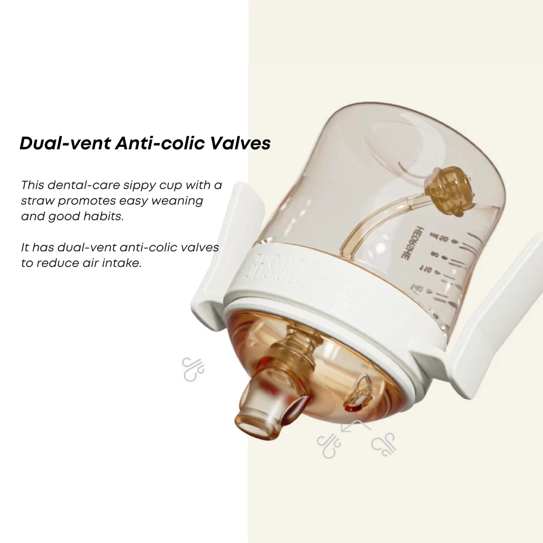 Dental-Care Sippy Cup 10 OZ(9M+) Pink