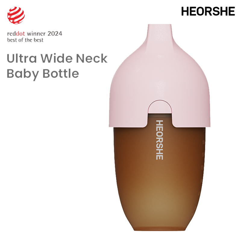 PPSU Ultra Wide Neck Baby Bottle 8 OZ Pink