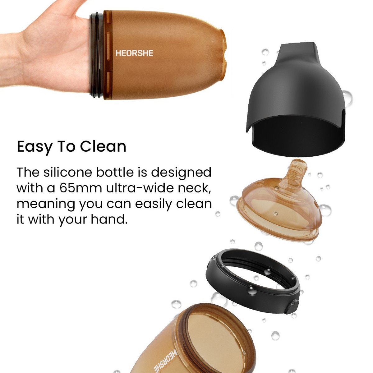 PPSU Ultra Wide Neck Baby Bottle 5 OZ Pink